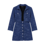 Robe 2-en-1 en tweed