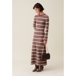 Robe laine rayures