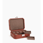 Coffret 6 montres et boutons de manchettes en cuir