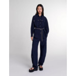 Chemise longue ceinturée