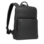 COME DE LANCEL - SAC A DOS EXTENSIBLE ZIPPE 14’ - Noir