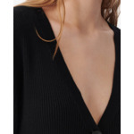 Robe Longue Côtelée