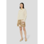 Pull Phoebe-Ecru en Laine Mercerisée