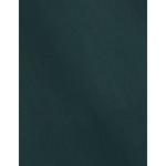 Chemise col majestueux en popeline unie vert