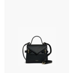 Petit sac à main double rabat Emilie en cuir signature T