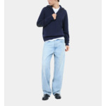 Pull En Laine Bleu Marine Homme