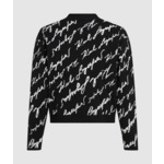 JACQUARD SIGNATURE CARDI