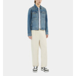 Blouson Bleu En Denim Homme