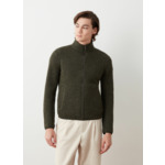 Pull à col montant fermé par zip pleine longueur