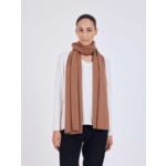 Echarpe rectangle cachemire Violeta FAUVE