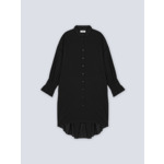 Robe chemise coton Rina NOIR