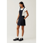 Robe courte bretelles marine