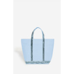 Cabas M En Toile En Viscose Et Polyester