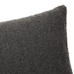 Yves Delorme - Housse de coussin en acrylique gris, Bouclette
