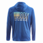 Deep Waves FS Flag Hoodie Bleu