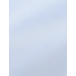 Chemise longue oversize irene en popeline unie bleu
