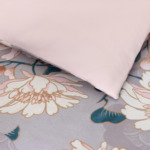 Kenzo - Housse de couette en satin rose, K Mitsuko