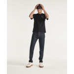 Jean Coupe Slim Toile Japonaise Bleu Selvedge Homme