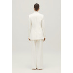 Veste tailleur bimatières