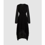 LACE DETAIL MIDI DRESS