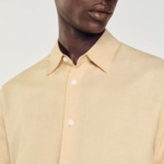 Chemise en coton et lin