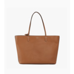 Grand sac cabas Louise en cuir grainé
