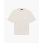 Balenciaga T-Shirt Back Logo Crème