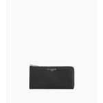 Compagnon zippé Emilie en cuir signature T