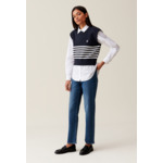 Pull Jean Toto rayé sans manches