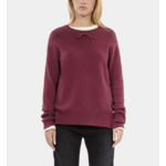 Pull En Cachemire Bordeaux Femme