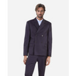 Veste De Costume Droite Large