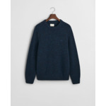 Wool Nepps Crew Neck Sweater