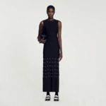 Robe longue à franges