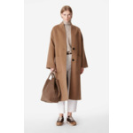 Manteau Bachir En Laine Mélangée