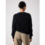 Pull en cachemire brossé Benedicte NOIR