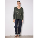 Pull poncho cachemire Lovily ASH_BEIGE