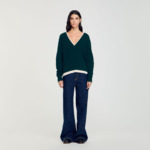 Pull 2 en 1 en maille torsadée