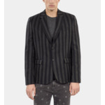 Blazer En Laine À Rayures Homme