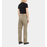 Jean Boyfriend Imprimé Léopard Femme