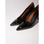 Escarpins pointus en cuir