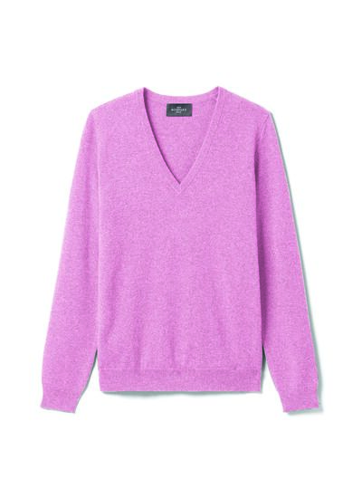 Pull col V classique - Femme - ROSE LOUKOUM