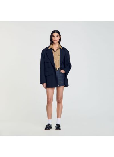 Veste de costume cargo oversize