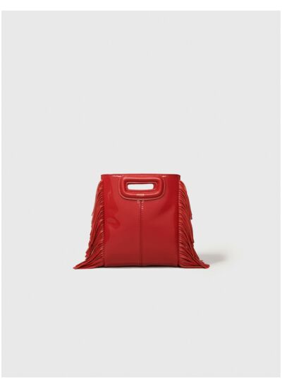 Sac M mini en cuir vernis