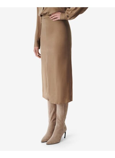 Jupe Midi À Fente Berwa