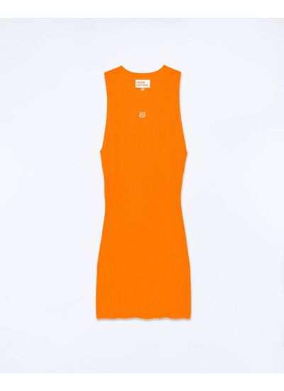 Robe Courte Bretelle Broderie FF