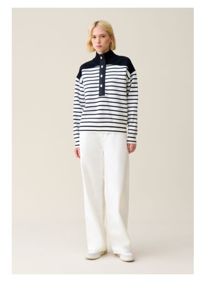 Sweatshirt Minimum marinière