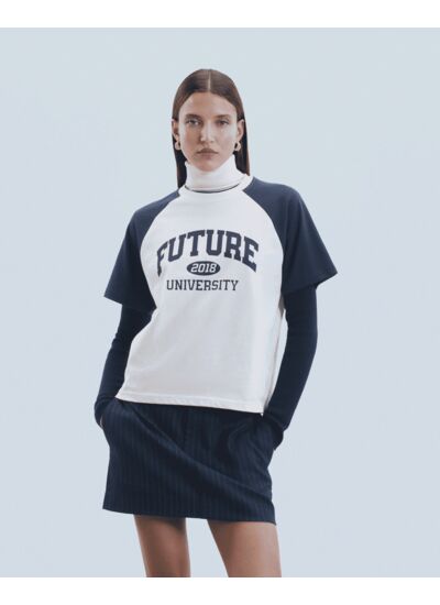 T-shirt Col Rond Manches Courtes Future