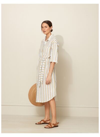 ROBE RAYEE LONGUE
