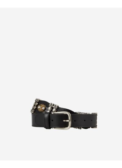 Ceinture En Cuir Avec Studs
