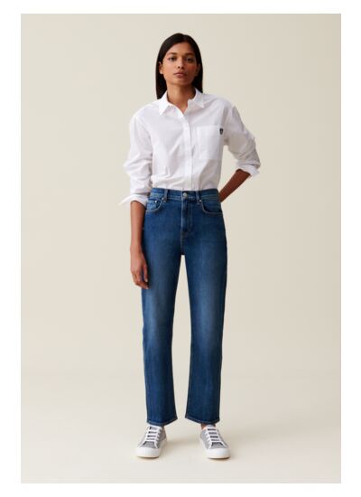 Jean Toto détail logo poche arrière